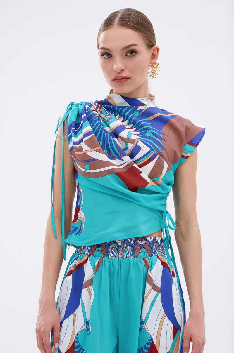 ASHTIN PRINTED BLOUSE - Image 3