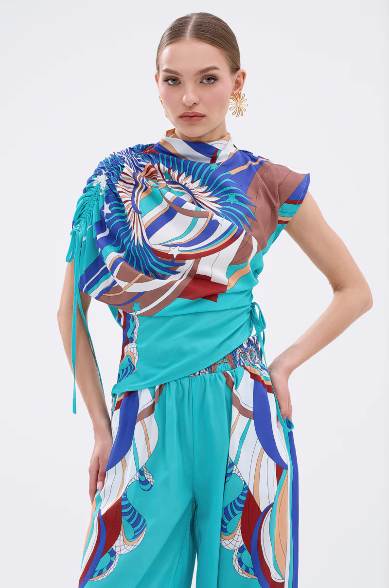 ASHTIN PRINTED BLOUSE - Image 4