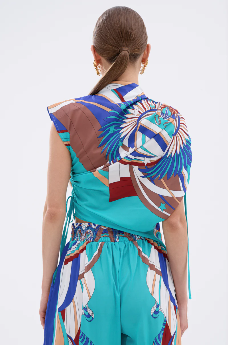 ASHTIN PRINTED BLOUSE - Image 8