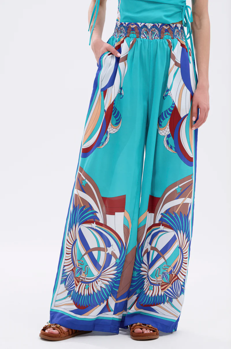 ASHTIN PRINTED PALAZZO PANT - Image 4