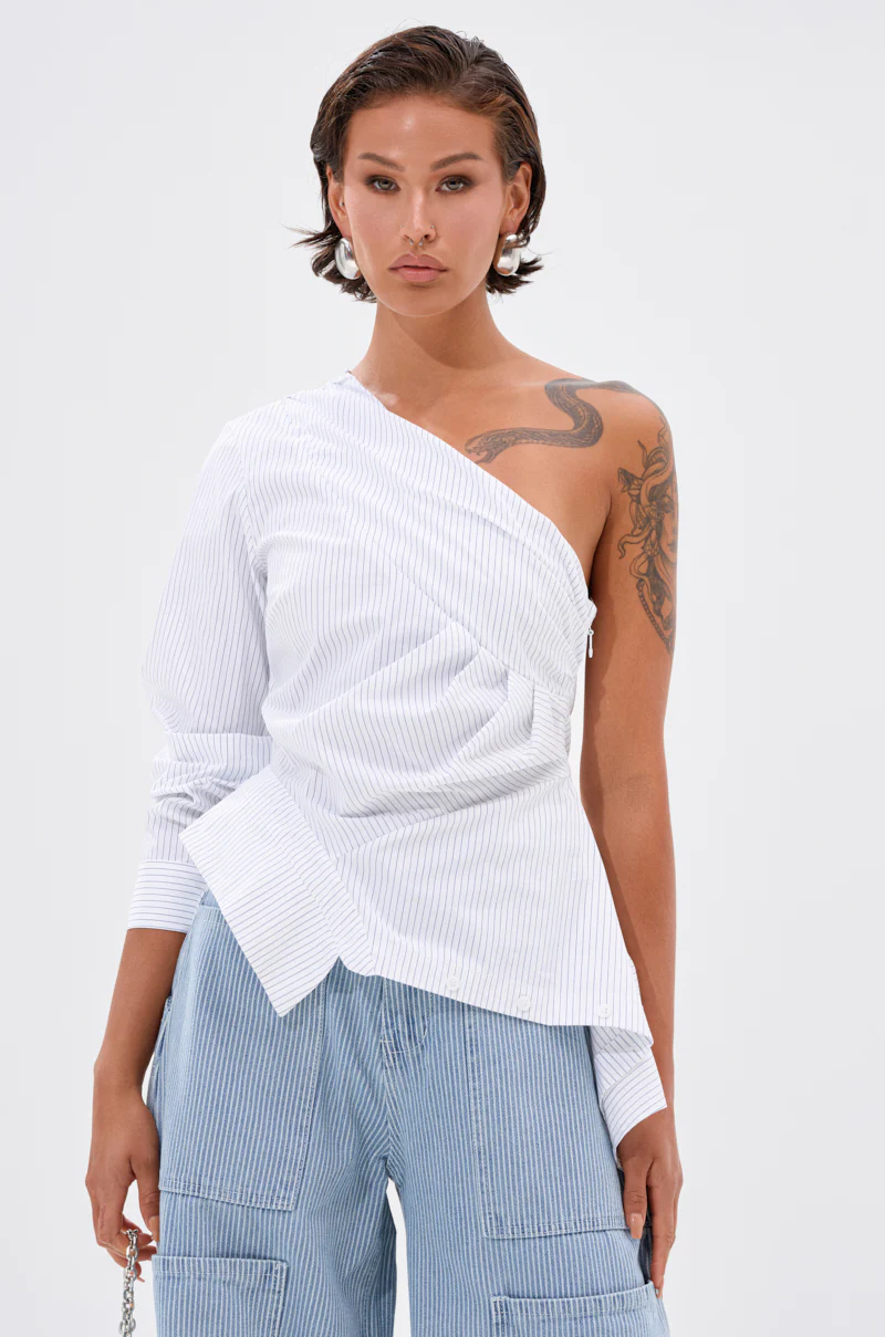 ASSIA ONE SHOULDER BLOUSE - Image 3