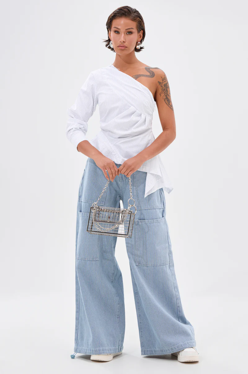 ASSIA ONE SHOULDER BLOUSE - Image 7