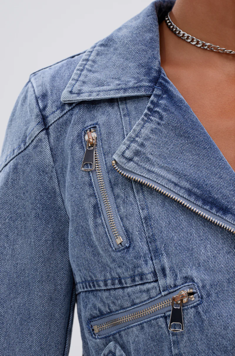 ASTRO HIGH LOW DENIM JACKET - Image 11