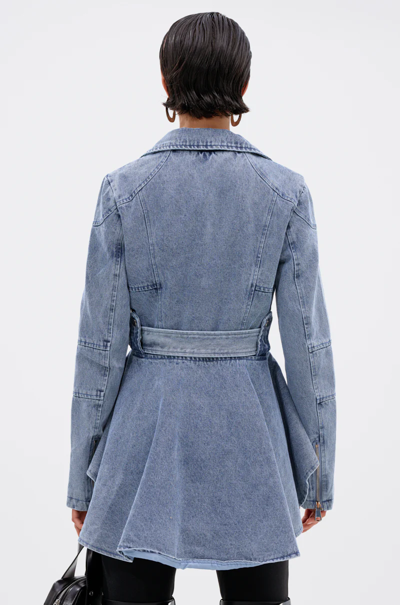 ASTRO HIGH LOW DENIM JACKET - Image 7