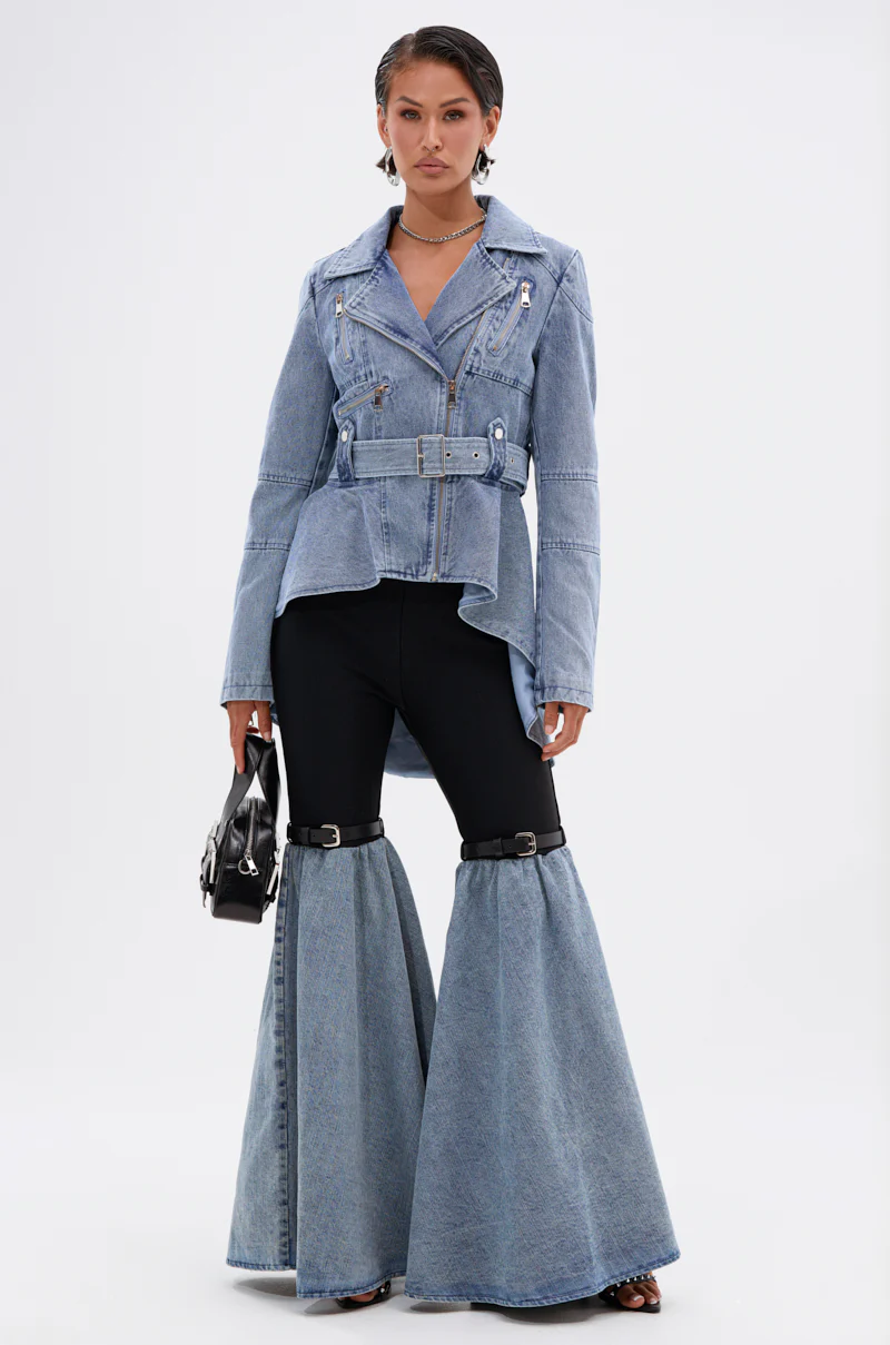 ASTRO HIGH LOW DENIM JACKET - Image 8