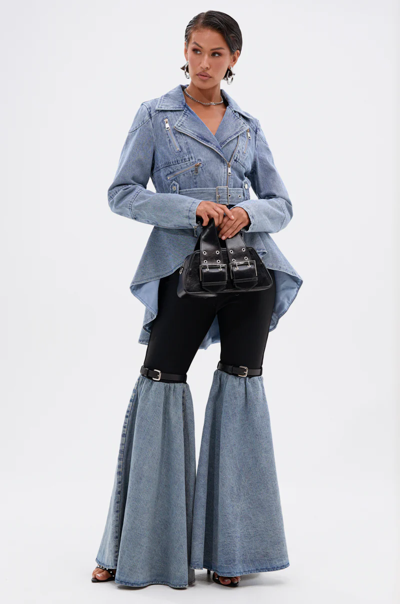 ASTRO HIGH LOW DENIM JACKET - Image 9