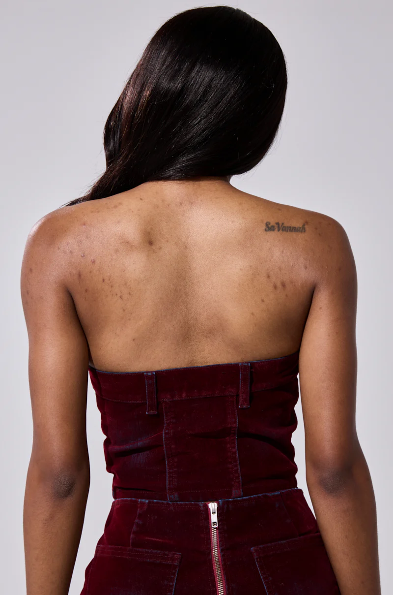ASYMMETRIC ZIP CORSET - Image 4