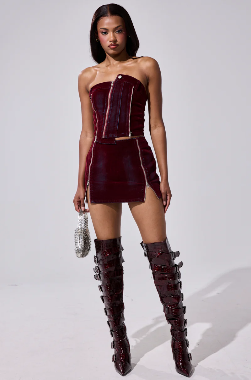 ASYMMETRIC ZIP CORSET - Image 5