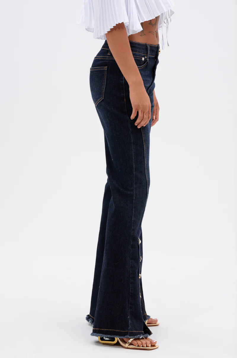 AUDREY FLARE DENIM PANT - Image 3