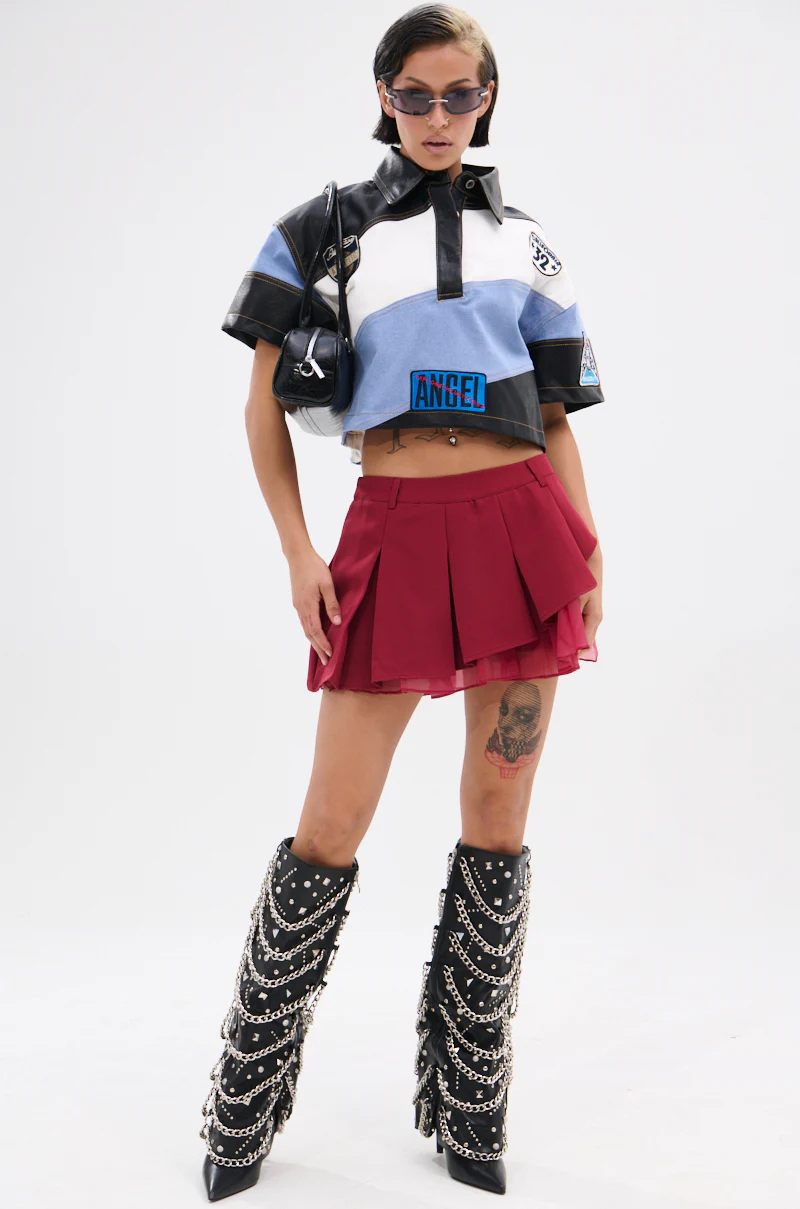 AUDREY MINI PLEATED SKIRT - Image 7