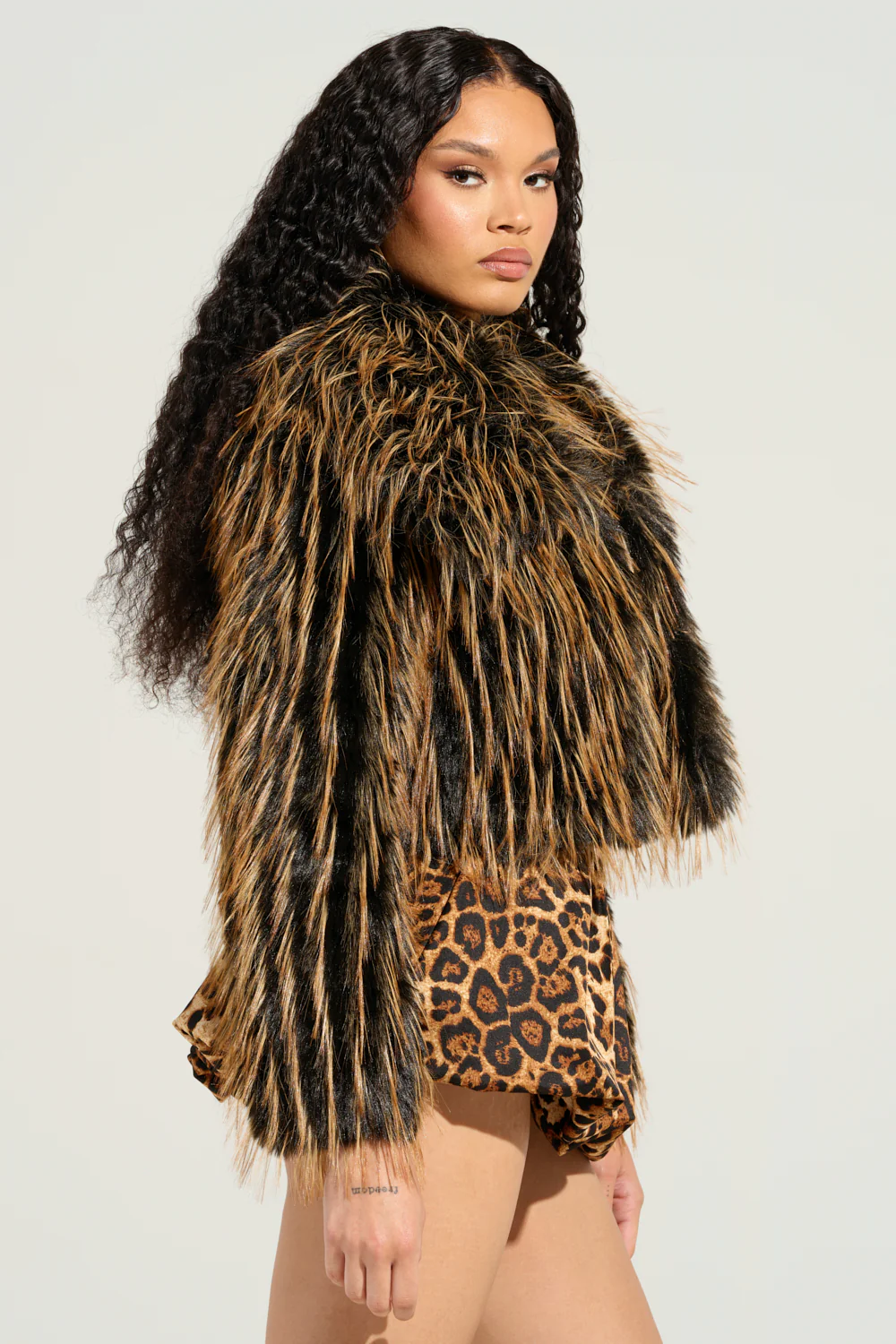 AURORA FAUX FUR JACKET - Image 4