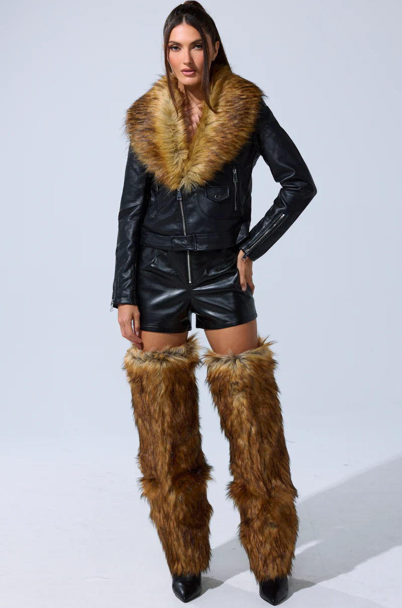AUSSY FUR COLLAR MOTO - Image 10