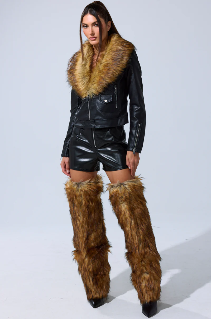 AUSSY FUR COLLAR MOTO - Image 11