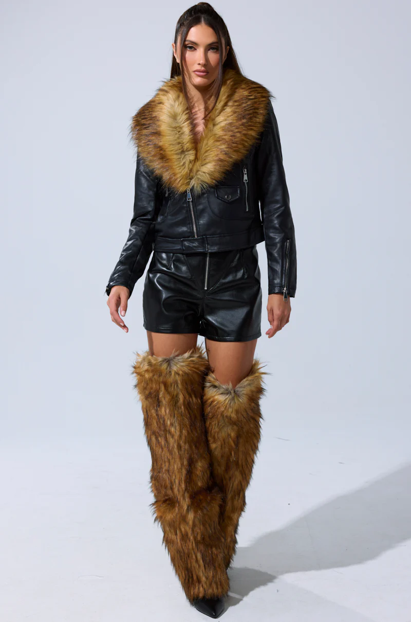 AUSSY FUR COLLAR MOTO - Image 12