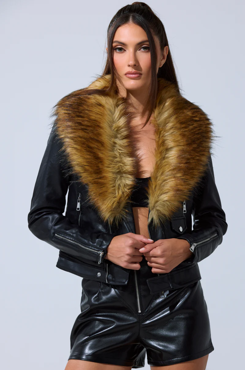 AUSSY FUR COLLAR MOTO - Image 3