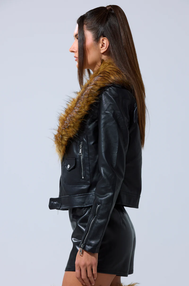 AUSSY FUR COLLAR MOTO - Image 8