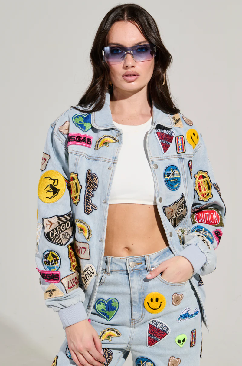 AUSTIN PATCH DENIM JACKET - Image 2