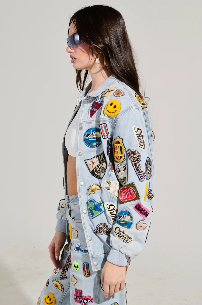 AUSTIN PATCH DENIM JACKET - Image 3
