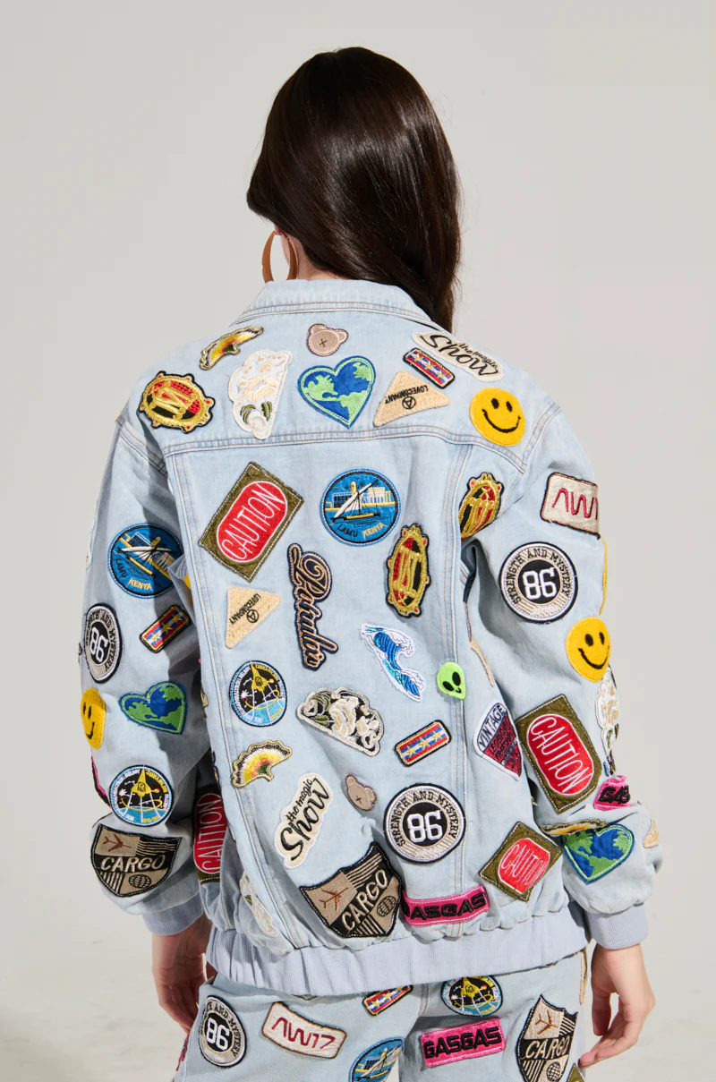 AUSTIN PATCH DENIM JACKET - Image 4