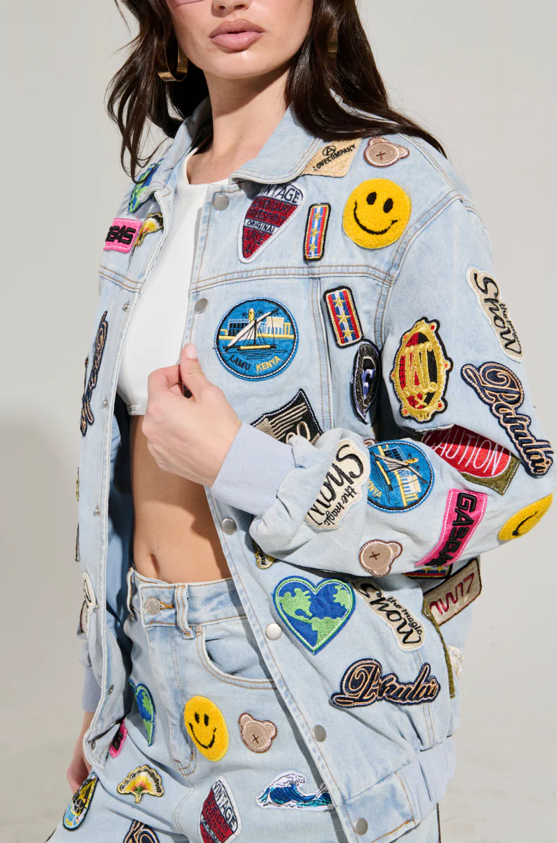 AUSTIN PATCH DENIM JACKET - Image 7