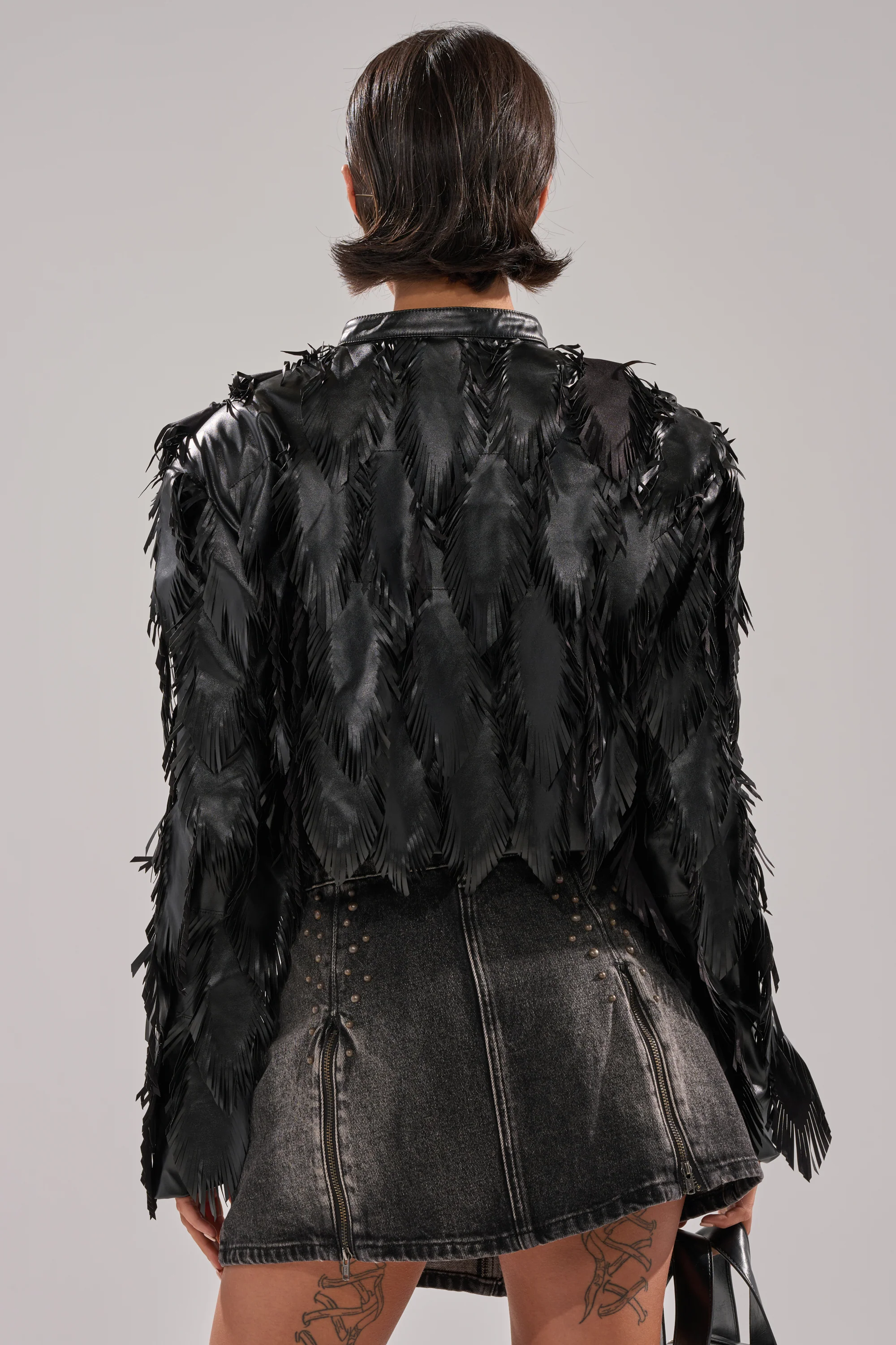 AVANT GARDE LASER CUT BOMBER - Image 6