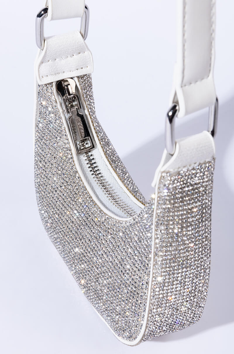 AW FREAK OUT RHINESTONE MINI BAGUETTE - Image 4