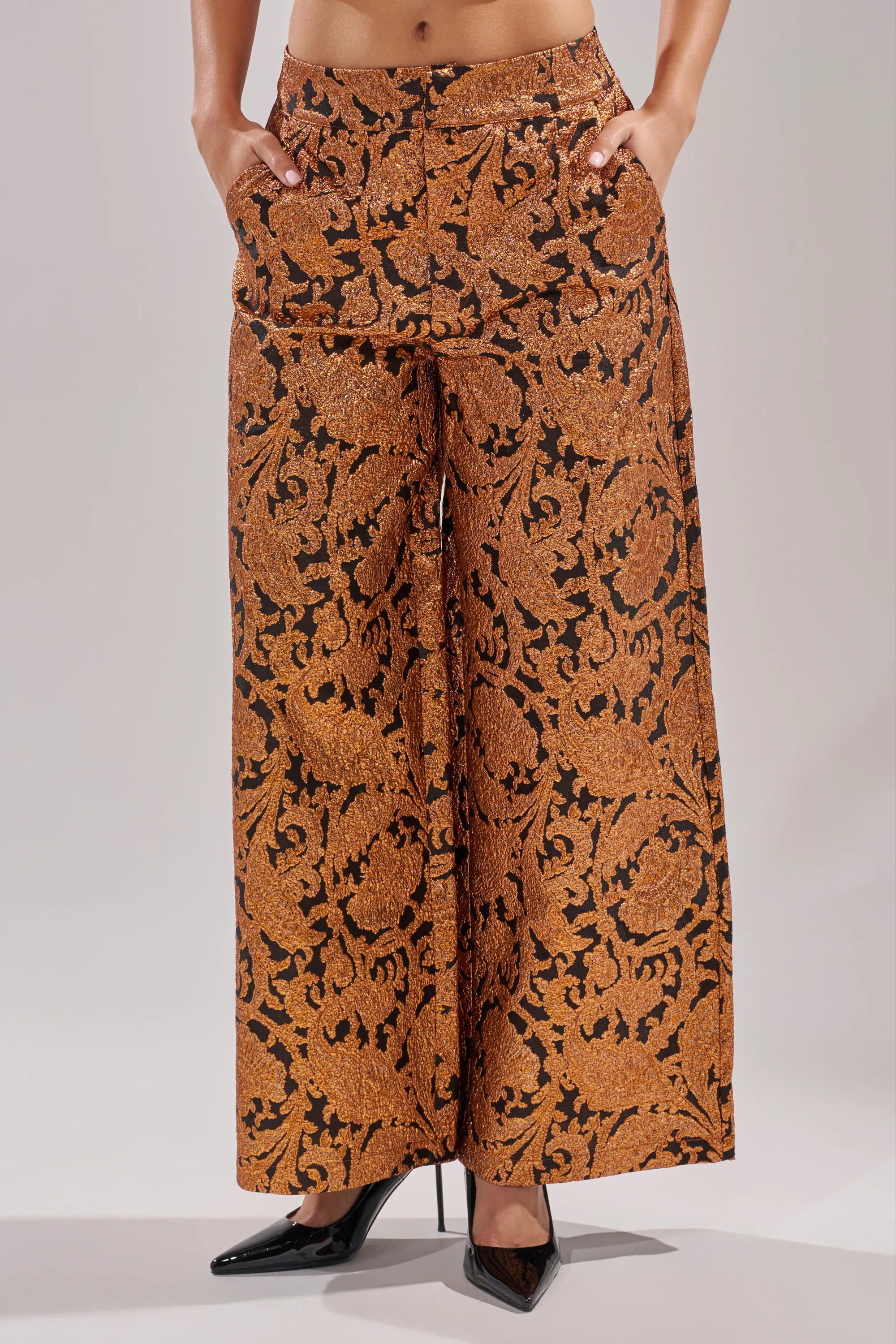 AWAY FROM ME BROCADE TROUSER - Image 2