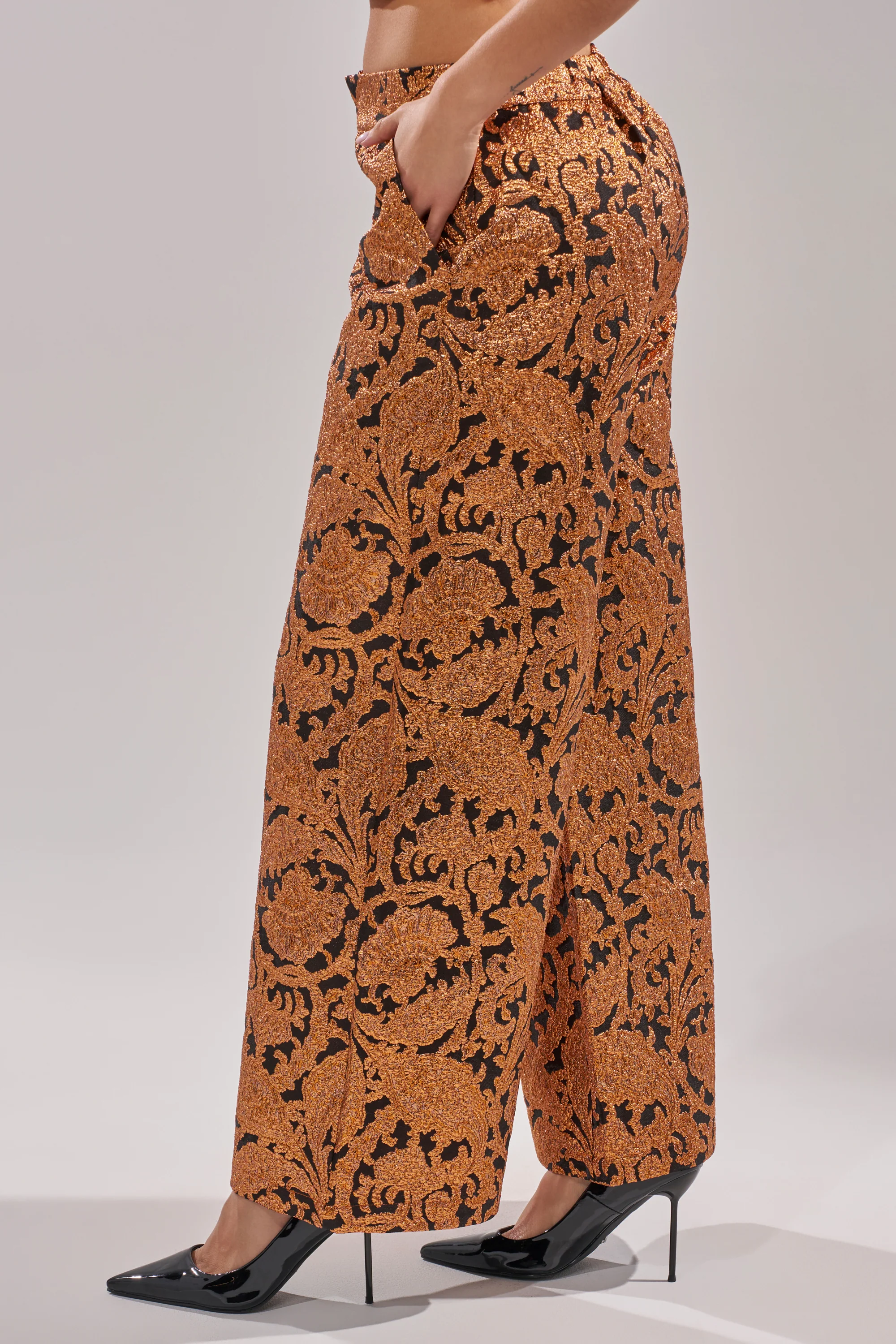 AWAY FROM ME BROCADE TROUSER - Image 3