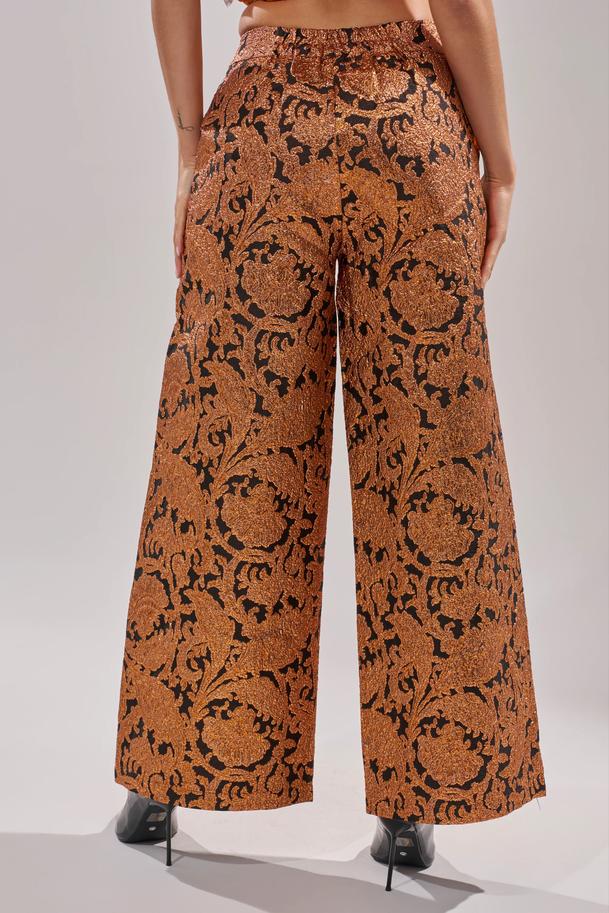 AWAY FROM ME BROCADE TROUSER - Image 4