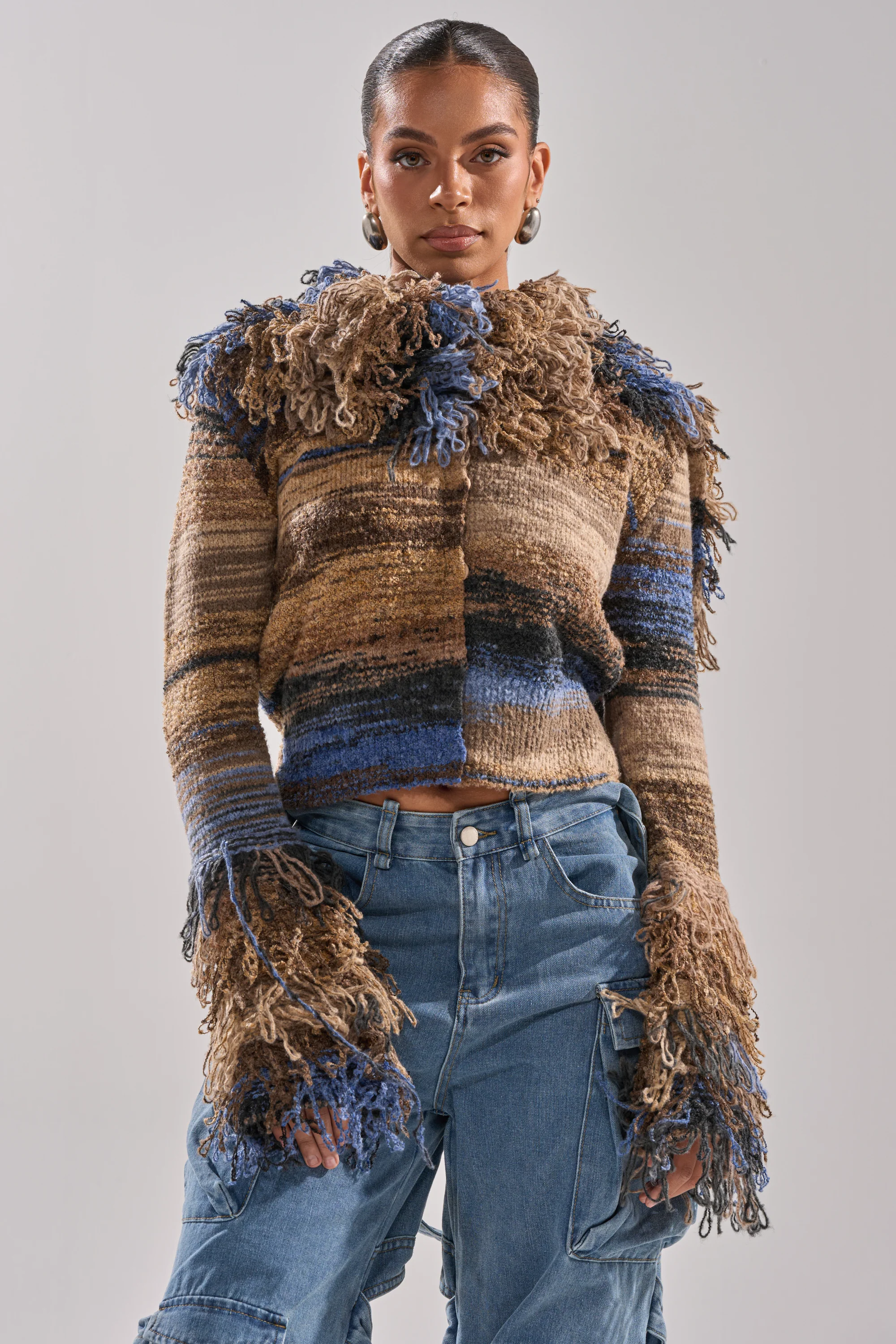 ALWAYS ON MY MIND FRINGE SWEATER - Image 3