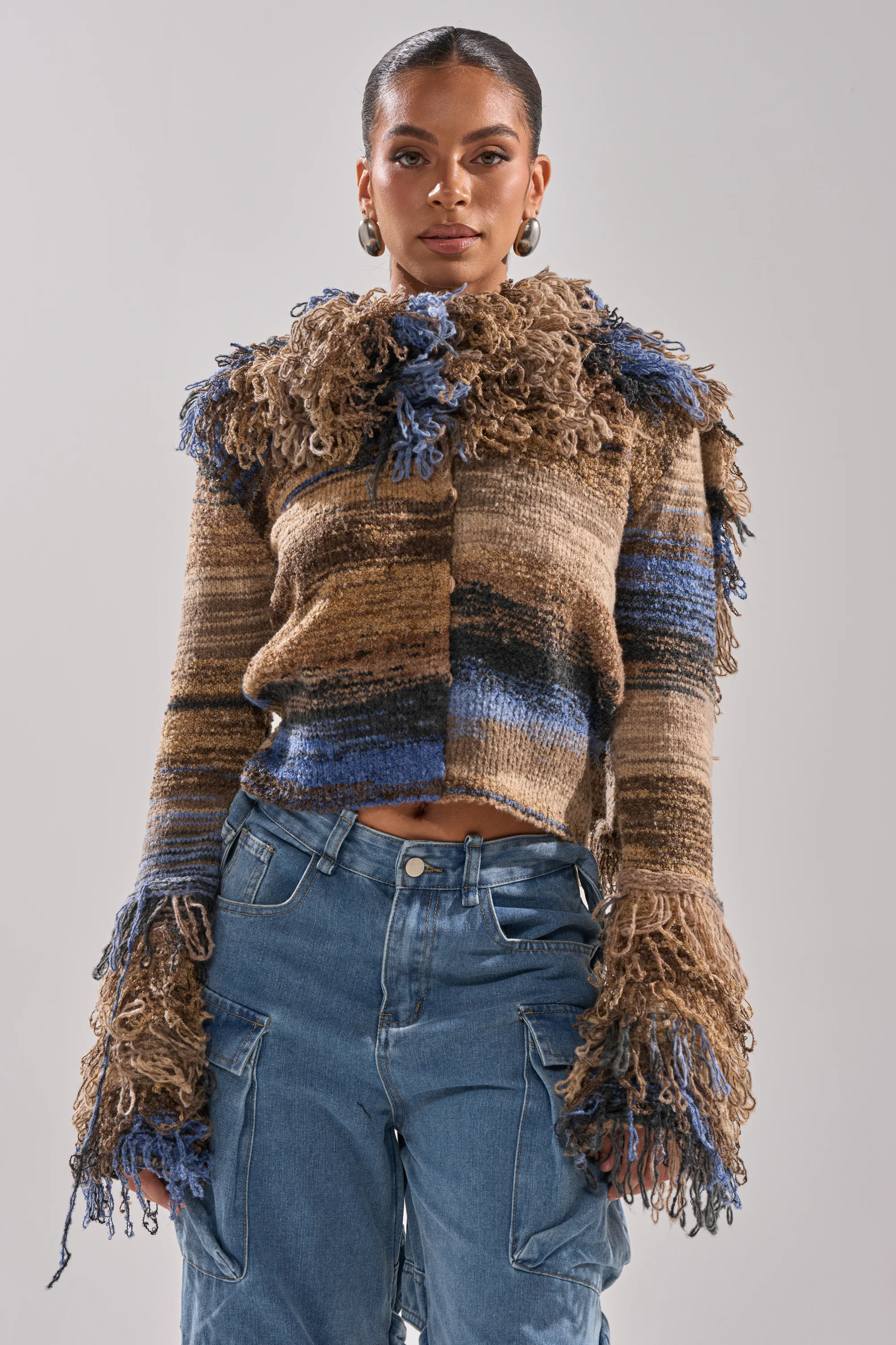 ALWAYS ON MY MIND FRINGE SWEATER - Image 4