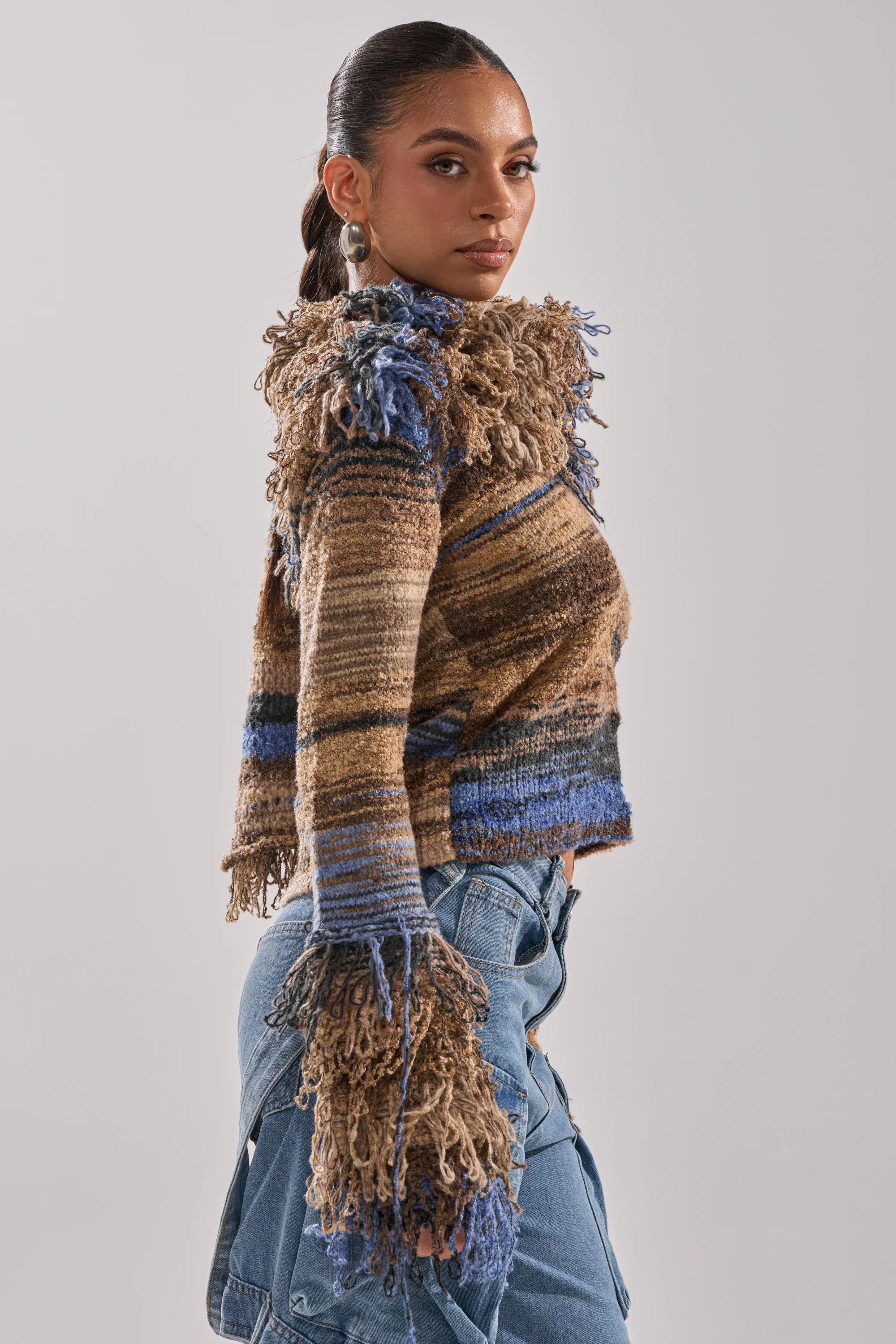 ALWAYS ON MY MIND FRINGE SWEATER - Image 7