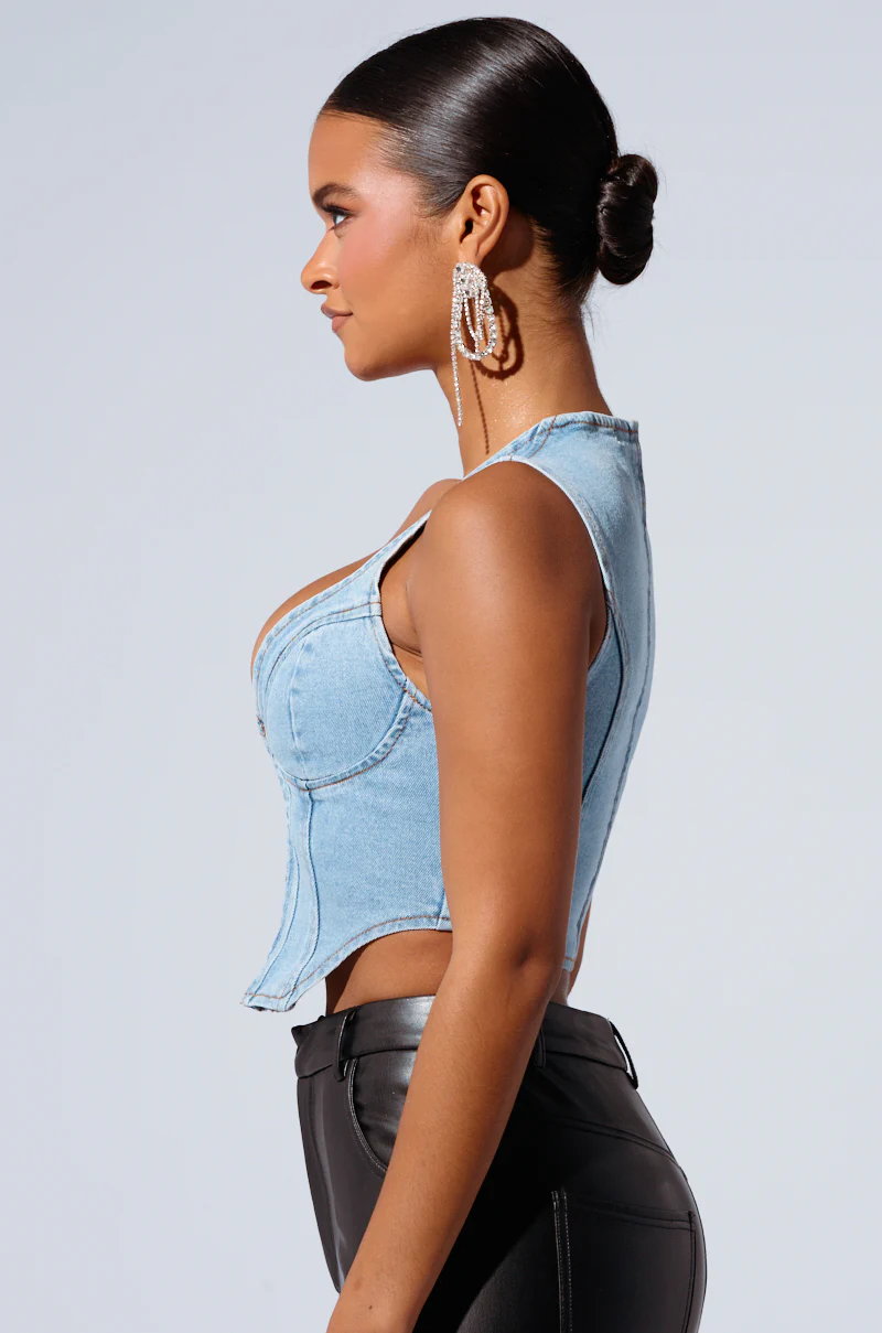 AYLA DENIM CORSET - Image 3