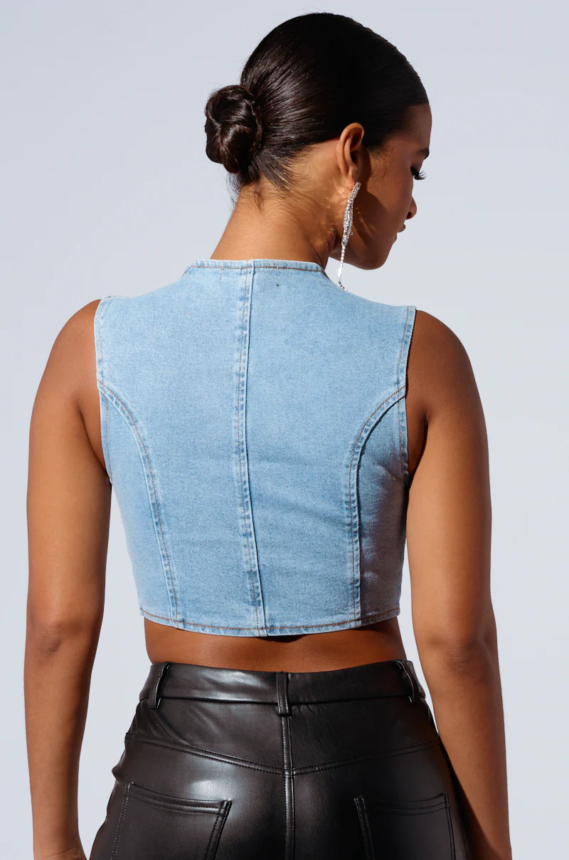AYLA DENIM CORSET - Image 4