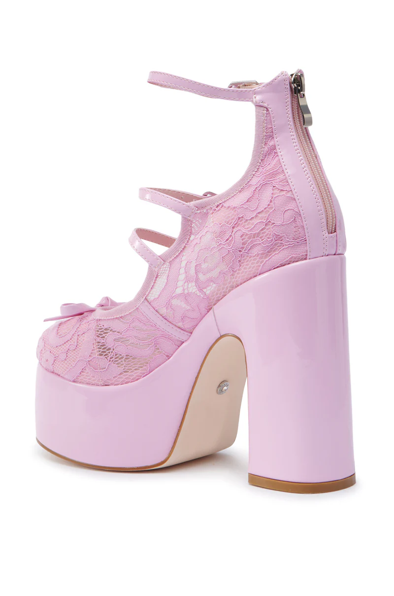 AZALEA WANG SPROUT PINK CHUNKY PUMP - Image 6