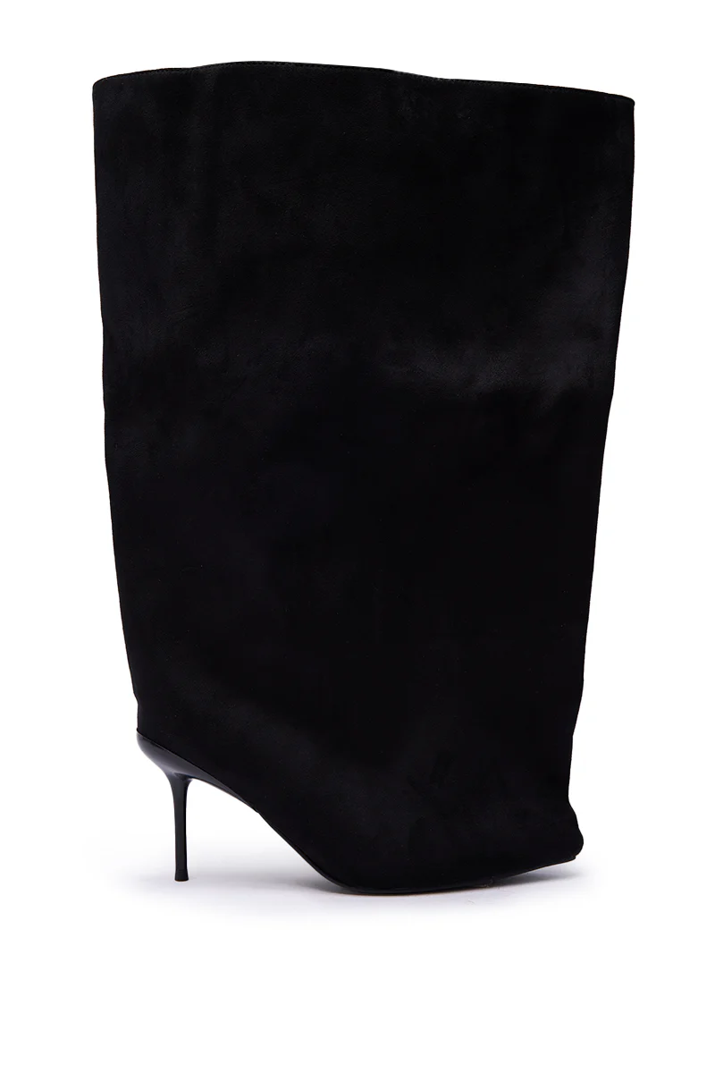 AZALEA WANG ABAWI BLACK EXTREME BOOT IN SUEDE - Image 7