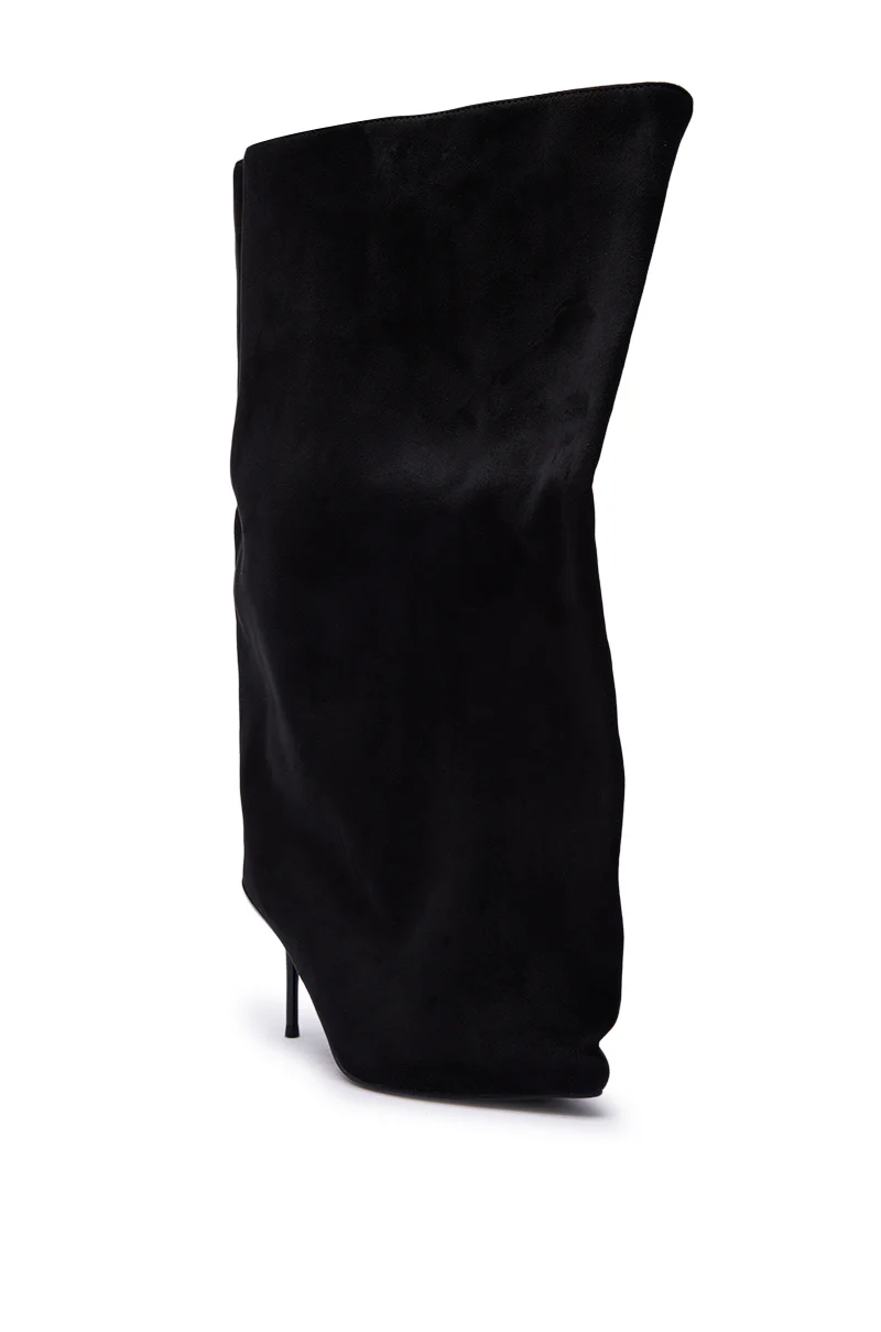 AZALEA WANG ABAWI BLACK EXTREME BOOT IN SUEDE - Image 8