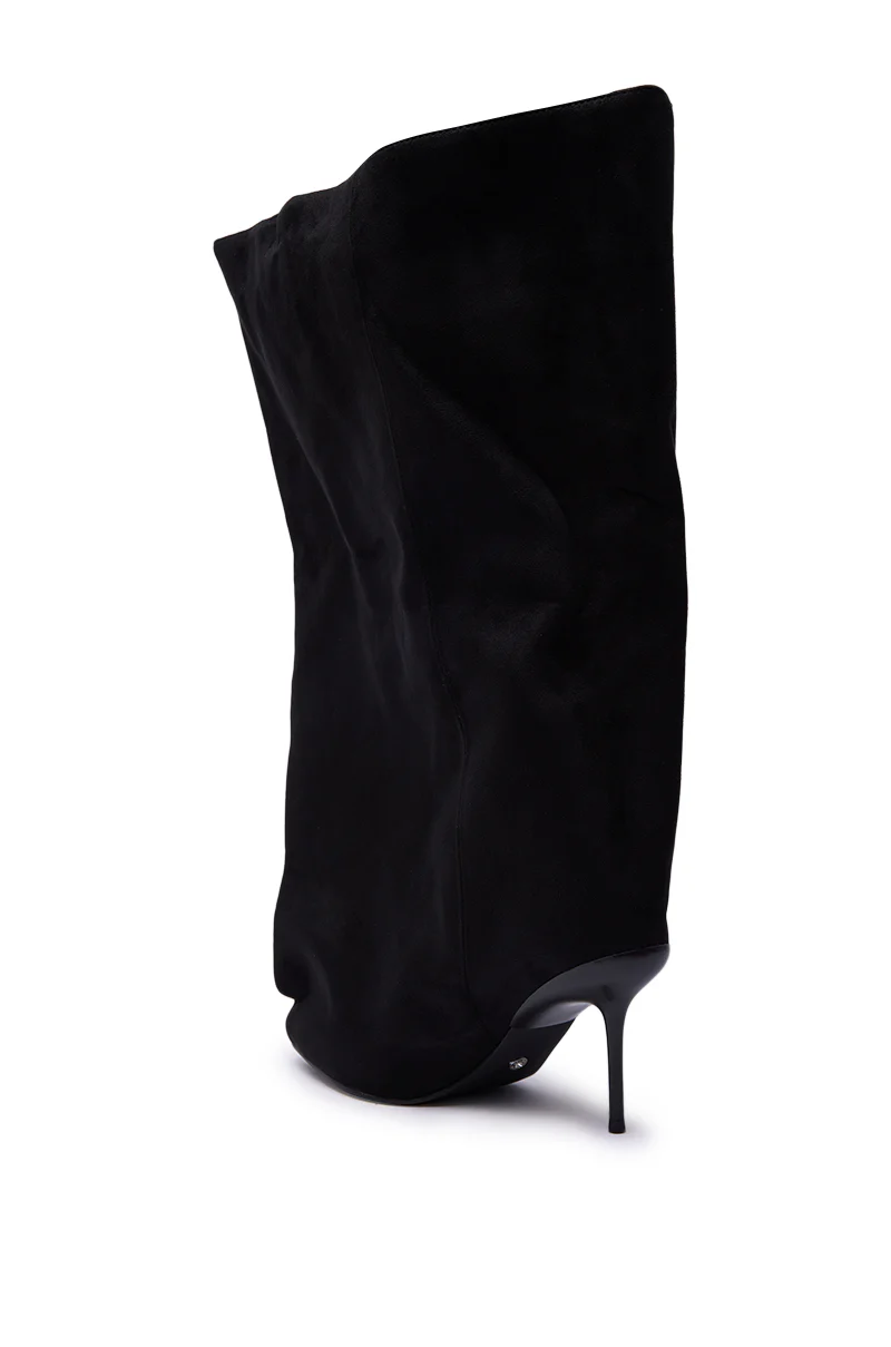 AZALEA WANG ABAWI BLACK EXTREME BOOT IN SUEDE - Image 9