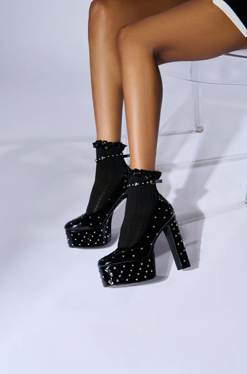 AZALEA WANG AERITH BLACK PUMP - Image 2