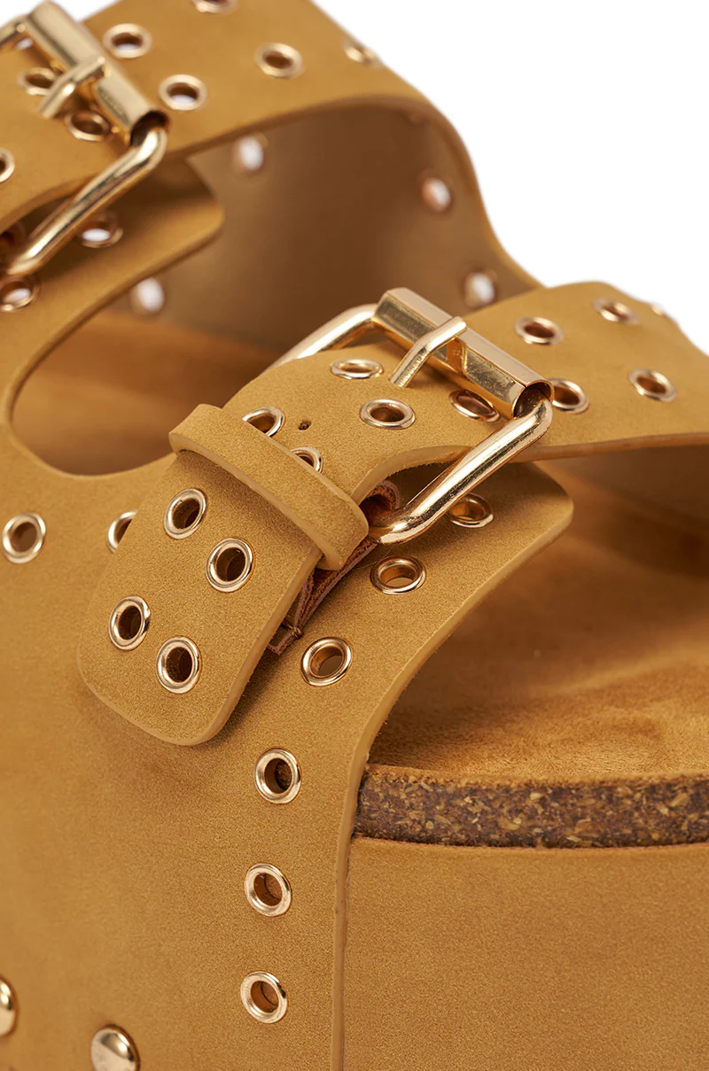 AZALEA WANG ALGEDI TAN PLATFORM SANDAL - Image 8