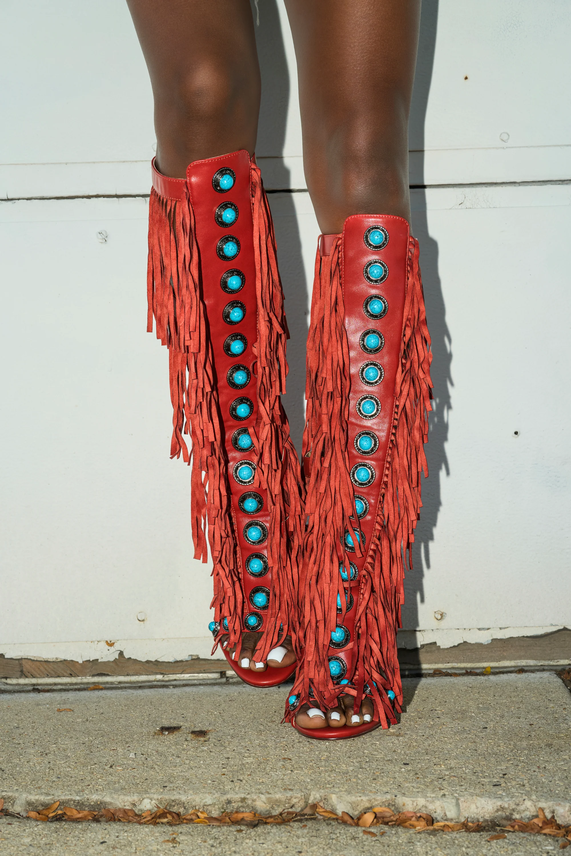 AZALEA WANG AMADEO RED SANDAL - Image 5