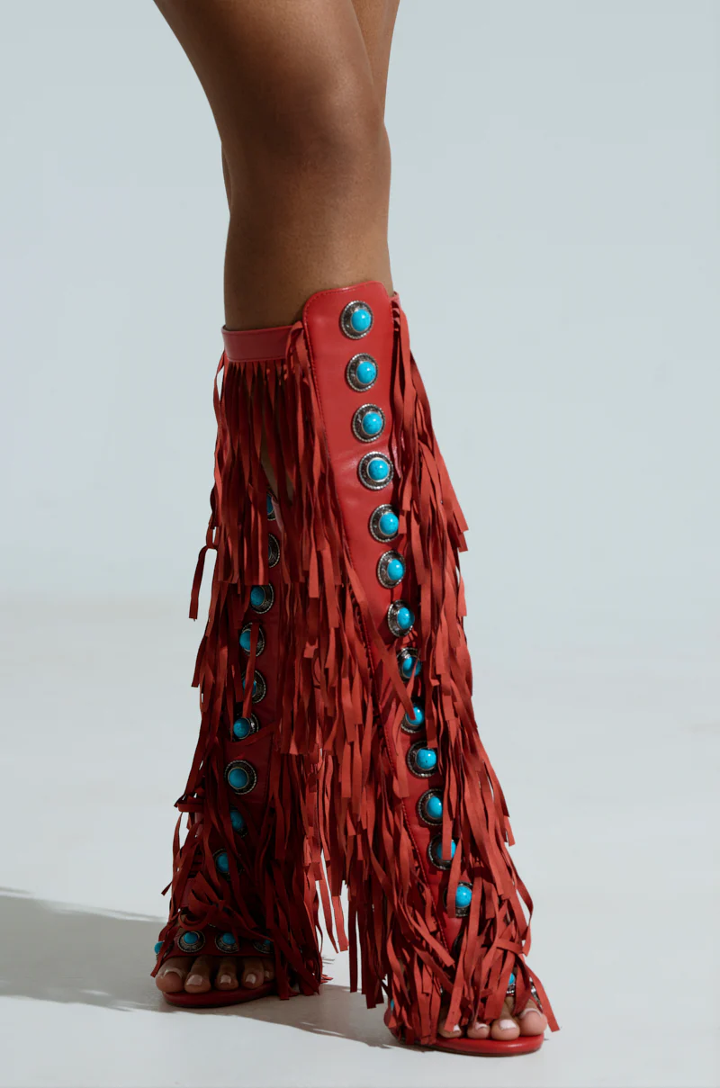 AZALEA WANG AMADEO RED SANDAL - Image 6