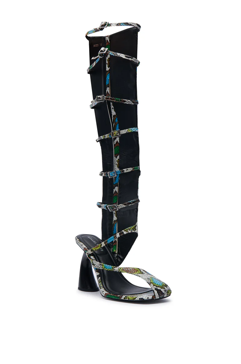AZALEA WANG ANDRIUS SNAKE GLADIATOR SANDAL - Image 3