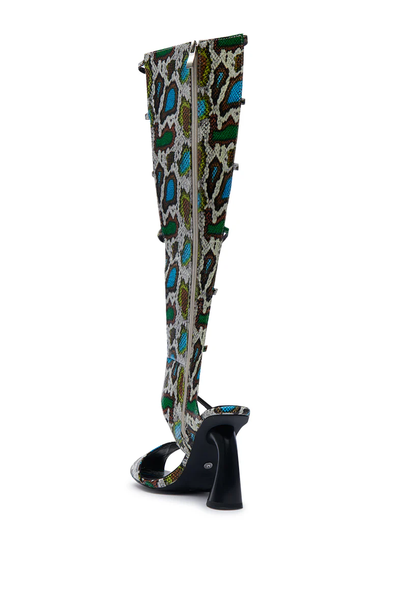 AZALEA WANG ANDRIUS SNAKE GLADIATOR SANDAL - Image 4