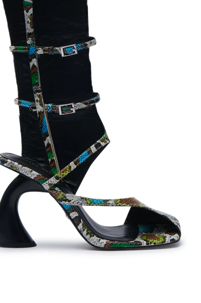 AZALEA WANG ANDRIUS SNAKE GLADIATOR SANDAL - Image 5