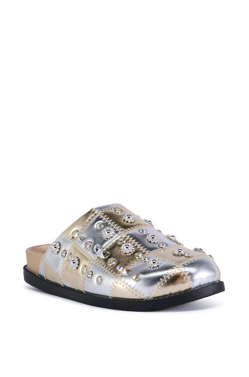 AZALEA WANG ANSLIE GOLD SLIP ON FLAT - Image 5