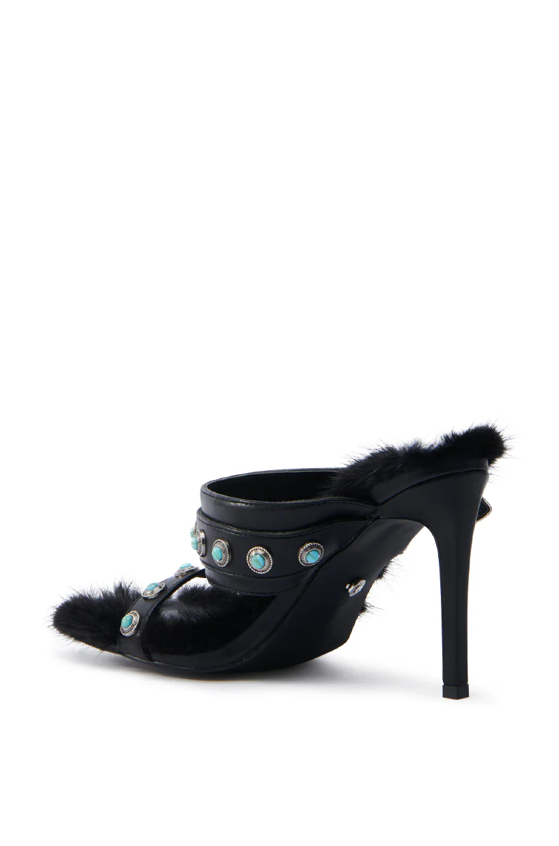 AZALEA WANG AUGER BLACK SANDAL - Image 6