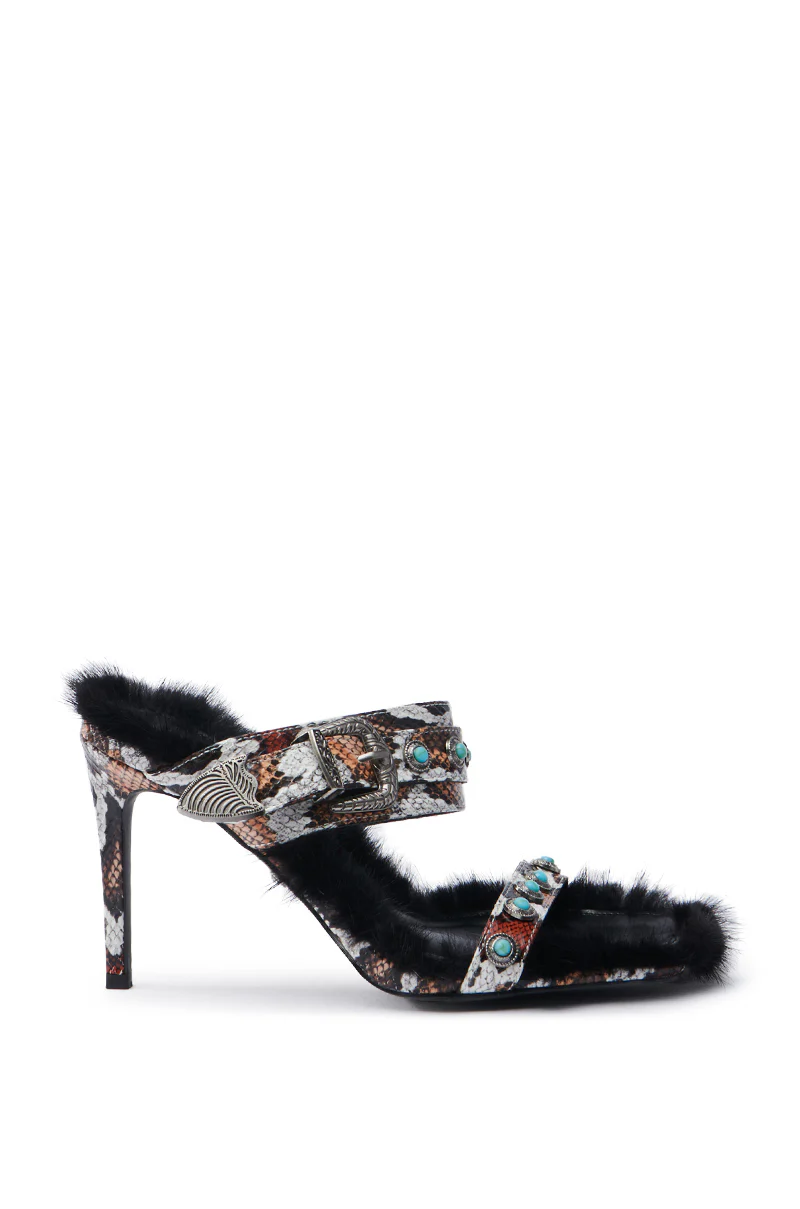 AZALEA WANG AUGER BROWN SANDAL - Image 5