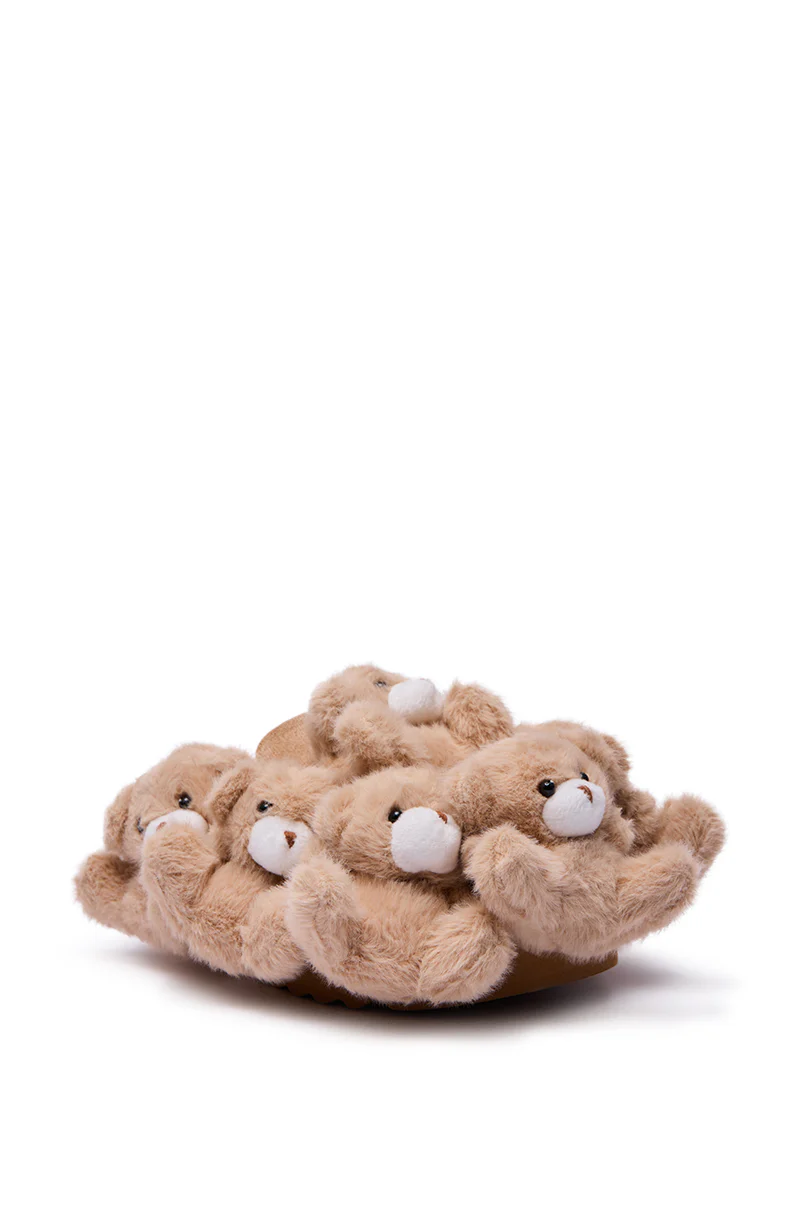 AZALEA WANG AURORA BEIGE TEDDY BEAR CLOG - Image 5