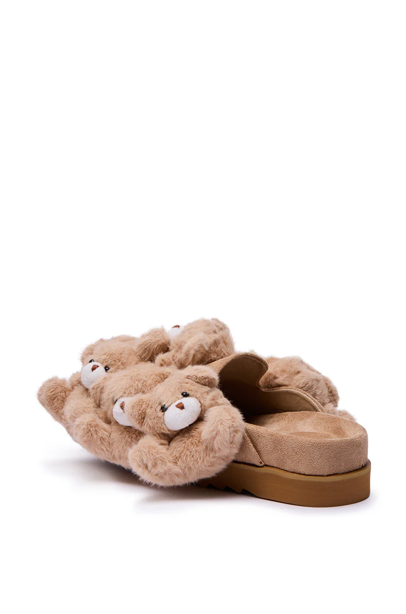 AZALEA WANG AURORA BEIGE TEDDY BEAR CLOG - Image 6